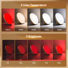 COMSYNC lamp with five brightness levels for adjustable intensity at home or office
