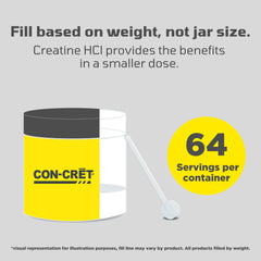 CON-CRET Creatine HCl clear mix in glass with beverage
