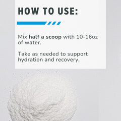 Glass with CON-CRET hydration mixed in water, Citrus Mango flavor.