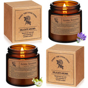 Conelist lavender candle close-up: calming aroma for relaxation.