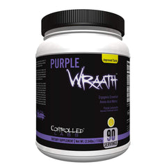 Controlled Labs Purple Wraath lemonade bottle showing intra-workout endurance support.