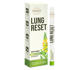 Convertta Lung Detox Diffuser Pen bottle closeup with natural mullein blend for inhalation