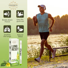 Convertta Lung Detox Diffuser Pen mullein leaf blend close-up