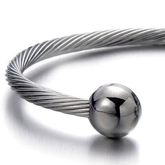 COOLSTEELANDBEYOND gold-black magnetic bracelet on wrist