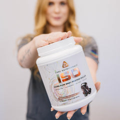 Core Nutritionals Iso Whey shaker-mix shows smooth blending without lumps.