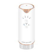 Corotue plug-in diffuser mounted on a wall outlet for cozy living room aroma.
