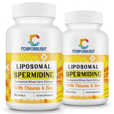 CORPORALIGHT spermidine softgel 30mg bottle showing high-potency capsules for daily use.