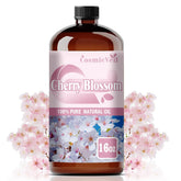CosmicVeil Cherry Blossom essential oil bottle in 16oz size for DIY fragrance projects