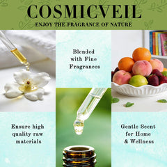 CosmicVeil glass dropper for precise, mess-free use