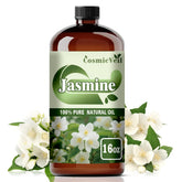 CosmicVeil Jasmine 16oz bottle for diffusers delivering a fresh floral aroma.