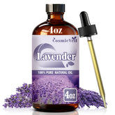 CosmicVeil Lavender oil 4oz bottle for DIY projects.