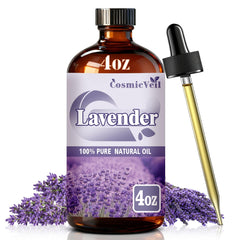 CosmicVeil Lavender oil 4oz bottle for DIY projects.