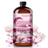 CosmicVeil Magnolia essential oil 16oz bottle for DIY blends and home fragrance.