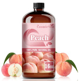 CosmicVeil Peach Essential Oil 16oz bottle for versatile diffusing and DIY projects.
