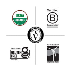 Illustration of fermented whole foods used in Country Life Realfood Organics vitamins