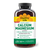 Country Life Target-Mins bottle front shows high-potency calcium and magnesium.