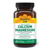 Country Life Target-Mins bottle front showing calcium magnesium vitamin D blend for bone health