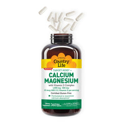 Country Life Target-Mins vegan and gluten-free certification label; clean ingredients assurance.