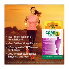 Country Life Women's Core 1 cranberry contributes to urinary tract health as part of daily use.