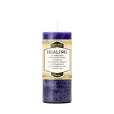 Coventry Creations Affirmations Healing Candle front view supports mindful rituals.