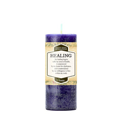 Coventry Creations Affirmations Healing Candle front view supports mindful rituals.
