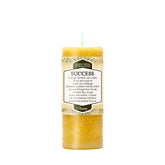 Coventry Creations Affirmations Success Candle jar glows, enhances focus and motivation