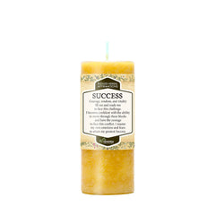 Coventry Creations Affirmations Success Candle jar glows, enhances focus and motivation