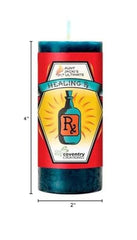 Aunt Jacki's Healing Rx Candle wax detail showing warm, comforting ambiance