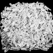 Covzoe clear quartz points in a 1lb bundle, ideal for meditation and cleansing rituals.