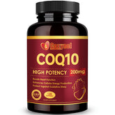 Cozynol CoQ10 softgels bottle highlighting a compact daily option