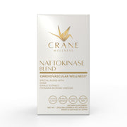 CRANE WELLNESS Nattokinase Blend bottle-front showcasing non-GMO formula for cardiovascular support