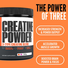 Crazy Muscle Creatine Monohydrate Powder micronized for smooth mix