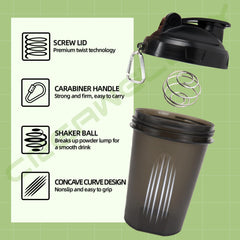 CREAWELLAY BPA-free shaker cups for safe, easy cleaning.