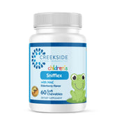 Creekside Naturals Snifflex bottle with elderberry chewables for daily sinus support