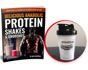 CRITICAL BENCH Pure Protein Shakes recipe book cover with quick post-workout ideas.