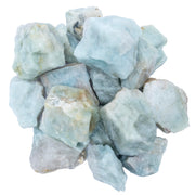 Crocon aquamarine rough stones 1 lb bulk for meditation