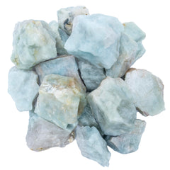 Crocon aquamarine rough stones 1 lb bulk for meditation