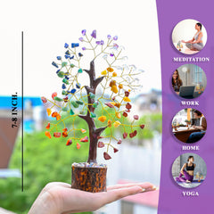 Crocon chakra tree meditation scene enhances focus and mindfulness at home.