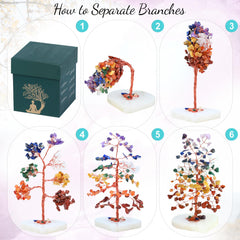 Crocon Good luck crystal tree makes a thoughtful gift for loved ones.