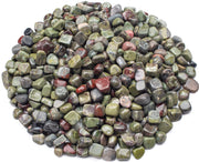 Crocon Dragon Bloodstone tumbled stones pack close-up for meditation