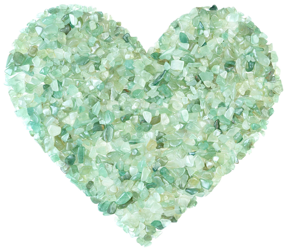 Crocon green jade chips polished 6-12mm for decorative glow and calm ambiance