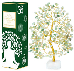 Crocon Green Jade Tree full view showcases graceful home decor and feng shui charm.