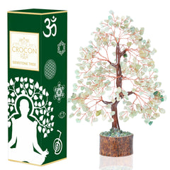 Crocon Green Jade Tree of Life decor enhances any living space with calming elegance.