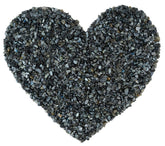 Crocon larvikite chips, 6-12mm polished, ideal for home decor and crystal grids.
