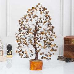 Crocon money tree gemstone decor enhances prosperity vibes in any living space