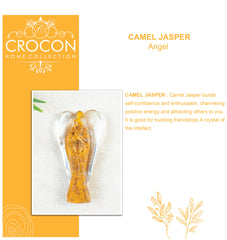 Crocon pocket-sized angel figurine promotes calm and focus on the go