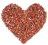 Crocon red jasper chips 6-12 mm for terrariums and vibrant home décor.
