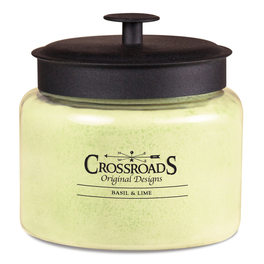 Crossroads Basil & Lime 4-Wick Candle ready to brighten your home.