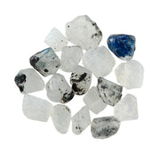 CRYSTALINES Rainbow Moonstone rough collection for DIY jewelry and crystal aesthetics.