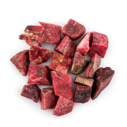 Crystalines Thulite raw gemstones for chakra balance and mindful crafting.
